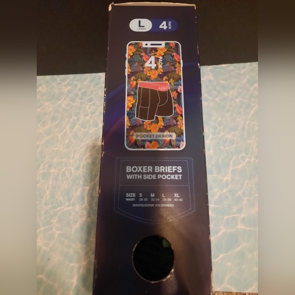 Aeropostale Performance Boxer Briefs - Multi-Color 4 Pack - Picture 3 of 3